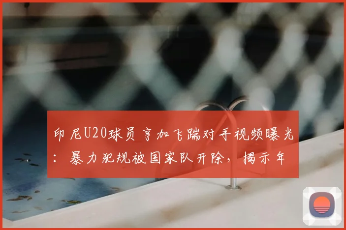 印尼U20球员亨加飞踹对手视频曝光:暴力犯规被国家队开除,揭示年轻球员纪律管理与赛事安全问题